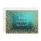 Will You Be My Bridesmaid Teal Vip Gold Confetti