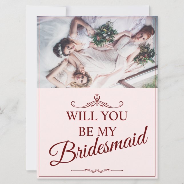 Will You Be My Bridesmaid? Three Lying Bridesmaids (Front)