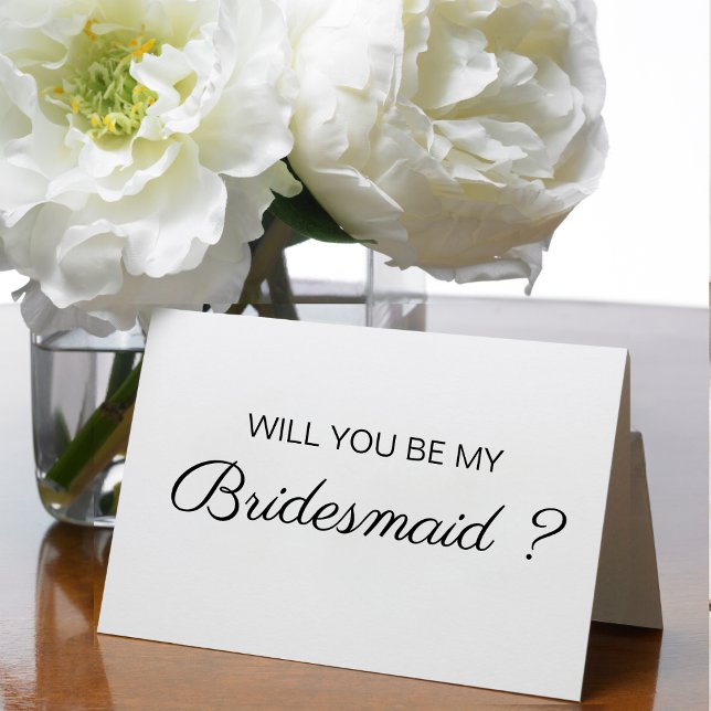 Will You Be My Bridesmaid Wedding Proposal Gifts Card (Creator Uploaded)