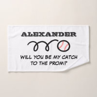 Will you be my catch to prom baseball promposal