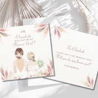 Will You Be My Flower Girl Bridesmaid Proposal