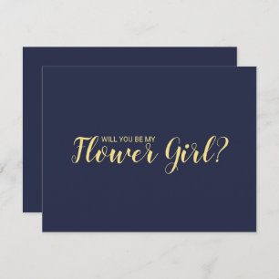Will You Be My Flower Girl? Flower Girl Proposal Invitation