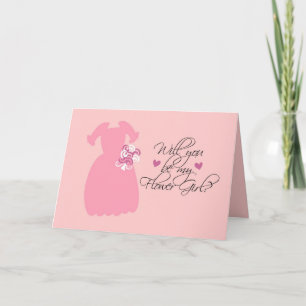 "Will you be my Flower Girl?" Invitation