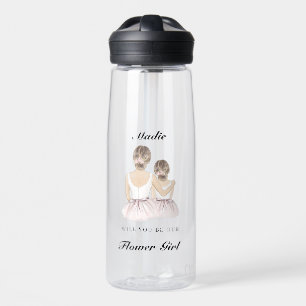 Will you be my flower girl photo proposal Card Water Bottle