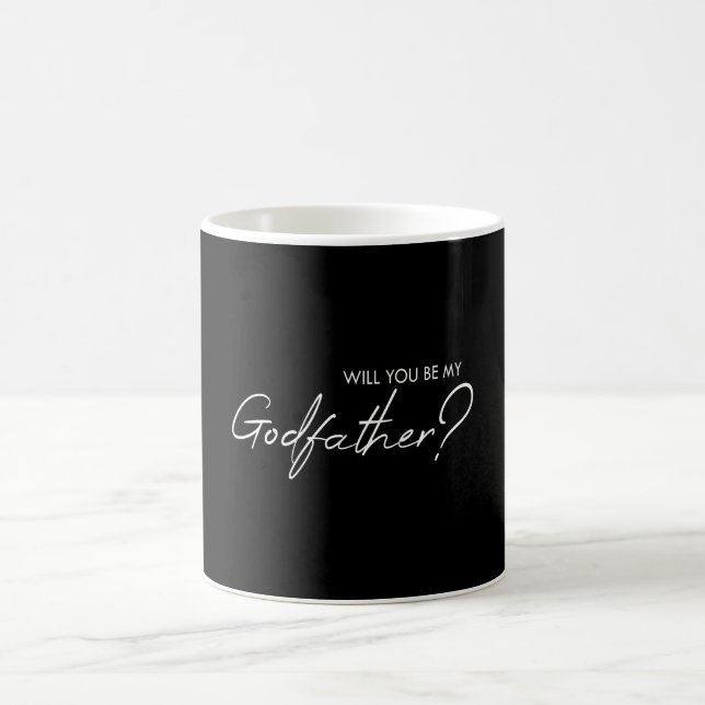 Will you be my godfather? coffee mug (Center)