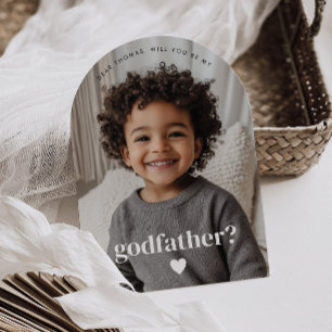Will You Be My Godfather Photo Proposal  Invitation