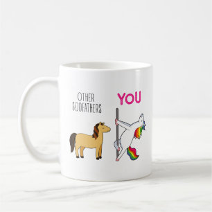 Will You Be My Godfather Unicorn Daily Sip Coffee Mug