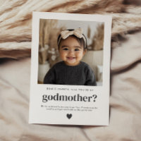 Will You Be My Godmother Photo Proposal