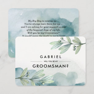 Will you be my Groomsman? Custom Invitations