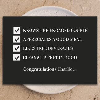 Will You Be My Groomsman Funny Digital Card