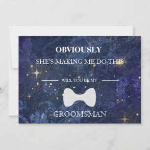 Will You Be My Groomsman? Invitation
