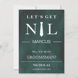 Will You Be My Groomsman? Invitation