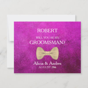 Will you be my Groomsman? Invitation