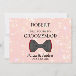 Will you be my Groomsman? Invitation
