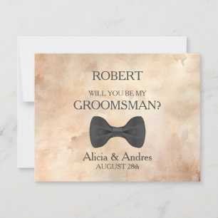 Will you be my Groomsman? Invitation