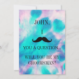 Will you be my Groomsman? Invitation