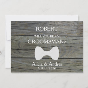 Will you be my Groomsman? Invitation