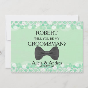 Will you be my Groomsman? Proposal Invitation