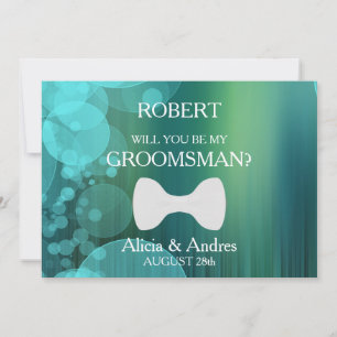 Will you be my Groomsman? Proposal Invitation