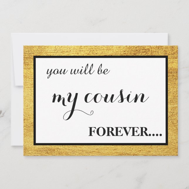 Will you be my junior bridesmaid? invitation (Front)