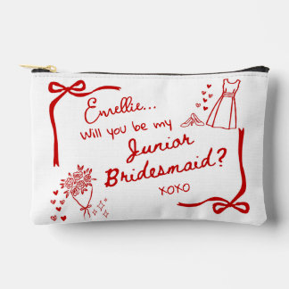 Will you be my Junior Bridesmaid Proposal Accessory Pouch
