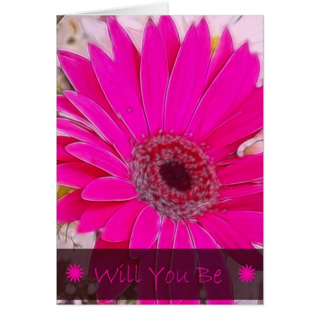 Will You Be My Maid Of Honour Card (Front)