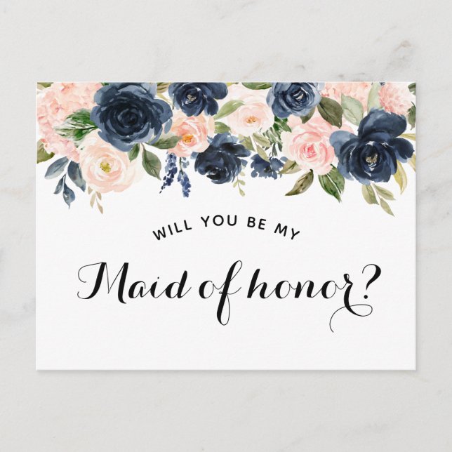 Will you be my maid of honour card (Front)