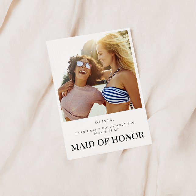 Will You Be My Maid of Honour Card (Creator Uploaded)