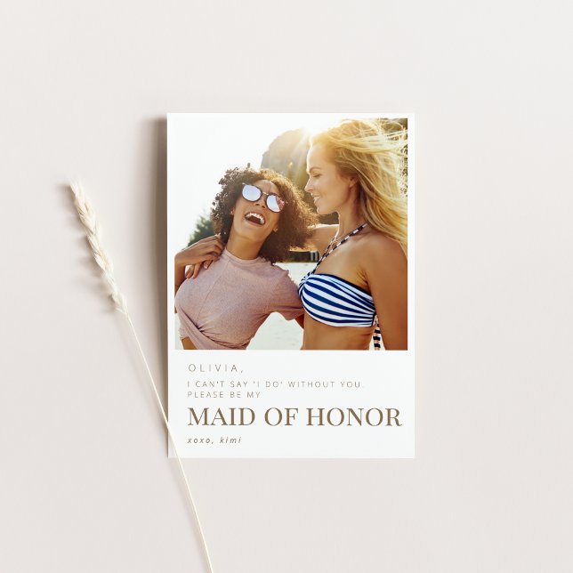 Will You Be My Maid of Honour Card (Creator Uploaded)