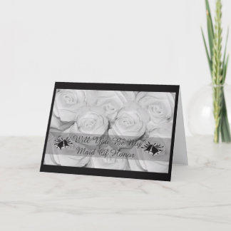 Will You Be My Maid Of Honour Card