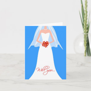 Will You Be My Maid of Honour? Invitation