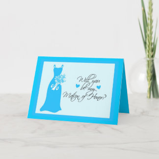 Will you be my Matron of Honour? Invitation