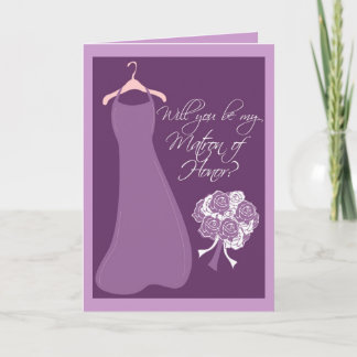 Will you be my Matron of Honour? Invitation