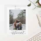 Will you be my Officiant Minimal Photo Modern