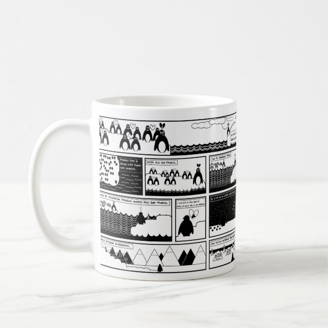 Will You Be My Penguin? Coffee Mug (Left)