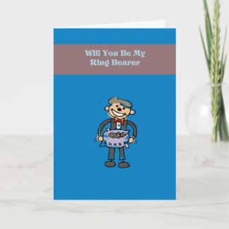 Will You Be My Ring Bearer Card