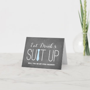 Will you be my Ring Bearer? Groomsman Invitation