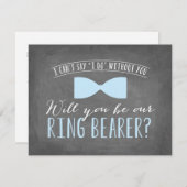 Will you be my Ring Bearer ? | Groomsmen Invitation (Front/Back)