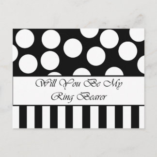 Will You Be My Ring Bearer Postcard