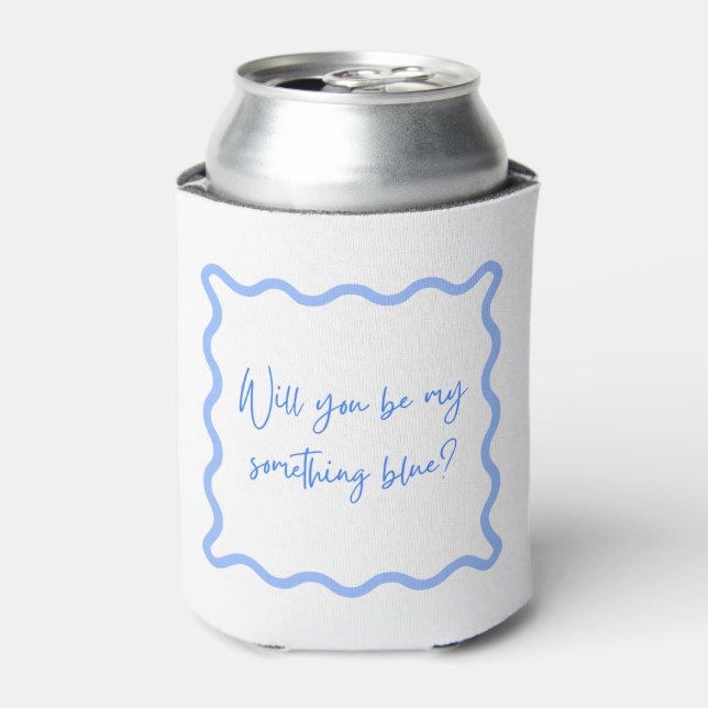 Will You Be My Something Blue? Can Cooler (Can Front)