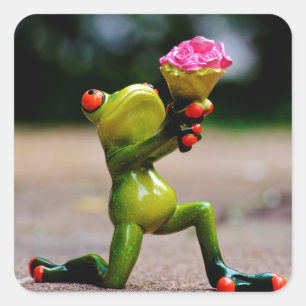 Will you be my.... square sticker