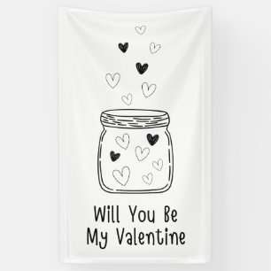 Will You Be My Valentine  Banner