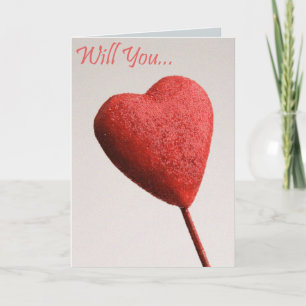 Will You Be My Valentine Card