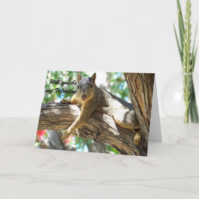 Will you be my Valentine_ Card_by Elenne Boothe Holiday Card (Front)