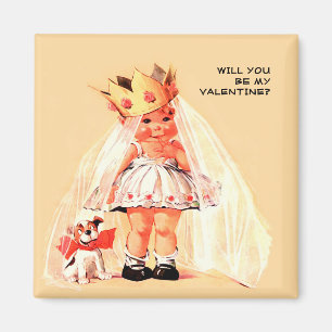 Will you be my Valentine? Gift Magnets
