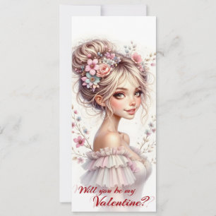 Will You Be My Valentine – Romantic Art Print