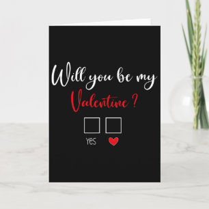 Will You Be My Valentine Shirt 1 Card