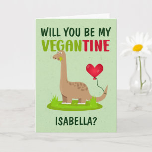 Will You Be My Vegantine?, Custom Valentine´ Card