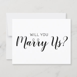 Will You Be Our Officiant Wedding Marry Us Invitation