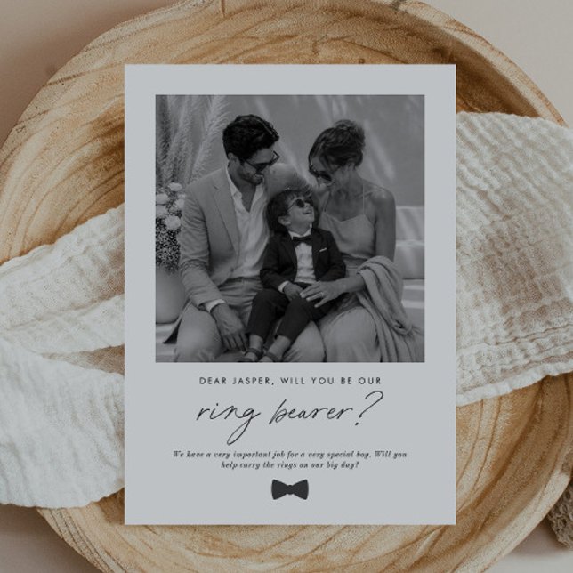 Will You Be Our Ring Bearer Handwritten Proposal Invitation (Zazzle Will You Be Our Ring Bearer Handwritten Proposal Invitation)